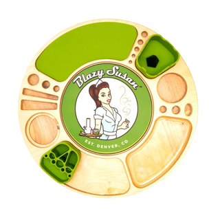 Blazy Susan Spinning Rolling Trays - Horny Stoner