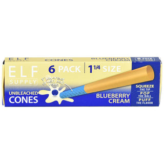 ELF Unbleached Flavor Pop Pre-Rolled Cones | 1 1/4 | 6pc | 20pk - Horny Stoner