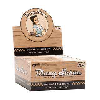 Blazy Susan Unbleached Rolling Papers - Horny Stoner