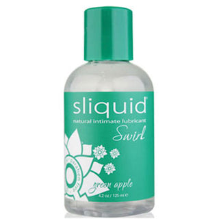 Sliquid Swirl Green Apple Flavored Lubricant - Horny Stoner