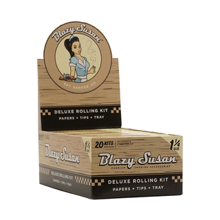 Blazy Susan Unbleached Rolling Papers - Horny Stoner