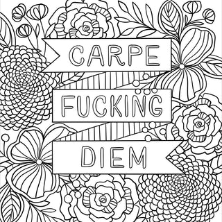 Inner Fucking Peace Coloring Book - Horny Stoner
