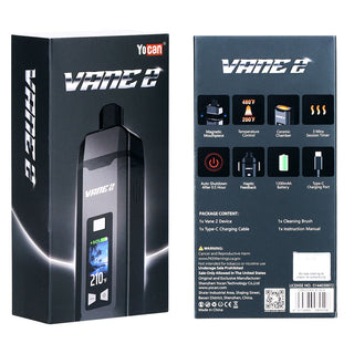 Yocan Vane 2 Dry Herb Vaporizer | 1200mAh - Horny Stoner