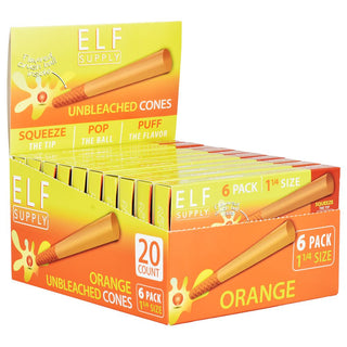ELF Unbleached Flavor Pop Pre-Rolled Cones | 1 1/4 | 6pc | 20pk - Horny Stoner