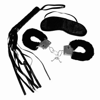 Sportsheets Sex & Mischief 3-Piece Intro to S&M Kit Black - Horny Stoner