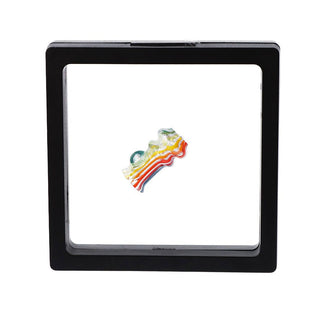 Pulsar Rainbow w/ Opal Glass Mouthpiece Attachment for Puffco Pivot w/ Display Stand - Colors Vary