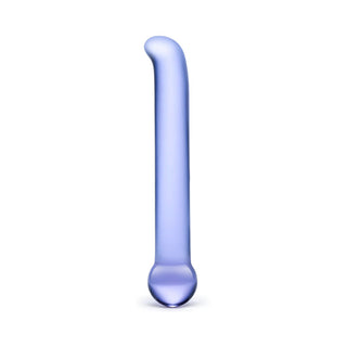 Glas 6.75 in. Purple G-Spot Tickler Glass Dildo - Horny Stoner