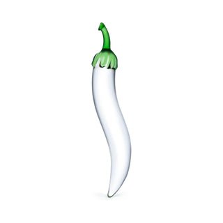 Glas 8.25 in. Glass Naturals Chili Pepper Dildo - Horny Stoner