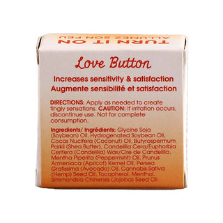 Earthly Body Love Button Tin .3oz - Horny Stoner