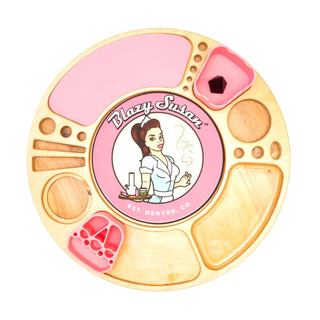 Blazy Susan Spinning Rolling Trays - Horny Stoner