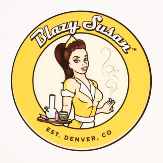 Blazy Susan Spinning Rolling Trays - Horny Stoner