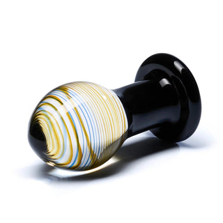 Glas 3.5 in. Galileo Glass Butt Plug - Horny Stoner