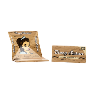 Blazy Susan Unbleached Rolling Papers - Horny Stoner
