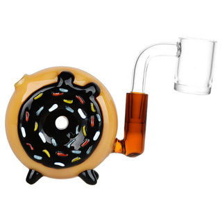 Pulsar Donut Mini Chugger Rig | 3" | 10mm F - Horny Stoner