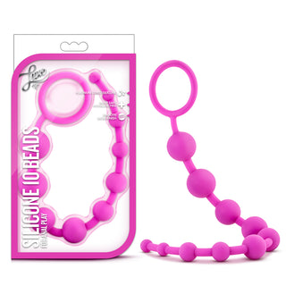 Luxe Silicone 10 Anal Beads