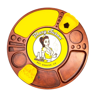 Blazy Susan Spinning Rolling Trays - Horny Stoner