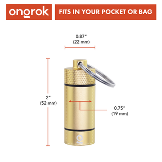 Ongrok Small Storage Keychain - Horny Stoner