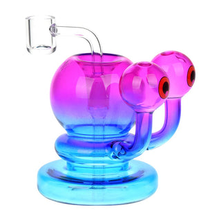 Neon Sponge Bob Pet Beastie Glass Dab Rig - 4" / 14mm F - Horny Stoner