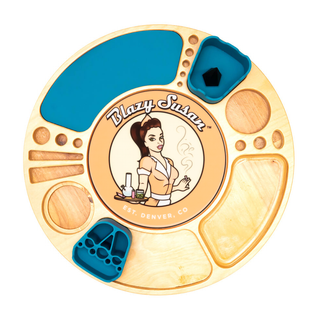 Blazy Susan Spinning Rolling Trays - Horny Stoner