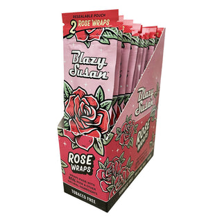 Blazy Susan Rose Wraps - 2pk 25pcs - Horny Stoner