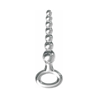 Icicles No. 67 Beaded Glass Massager Clear - Horny Stoner