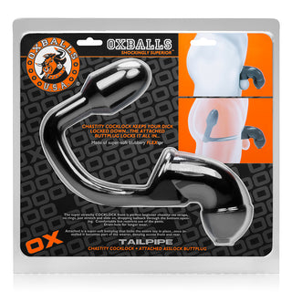 OxBalls Tailpipe Chastity Cock-Lock&Plug - Horny Stoner