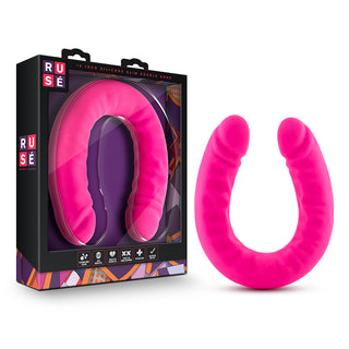 Ruse 18in Slim Flexible Silicone Double Dildo