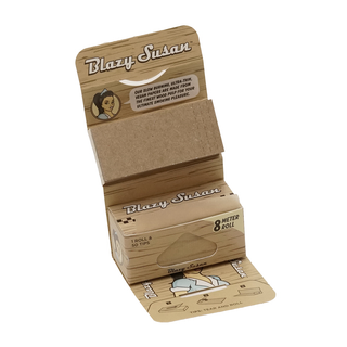 Blazy Susan Unbleached Rolling Papers - Horny Stoner