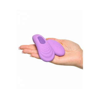 Fantasy For Her Remote Silicone Please-Her Rechargeable Vibrator Purple - Horny Stoner