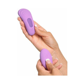 Fantasy For Her Remote Silicone Please-Her Rechargeable Vibrator Purple - Horny Stoner