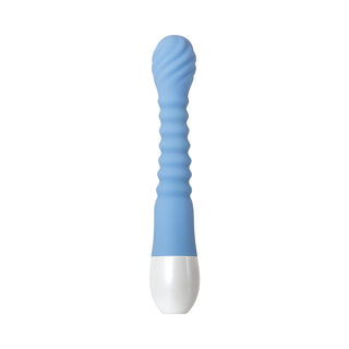 Evolved Bendy Bunny Rechargeable Poseable Silicone Rabbit Vibrator Blue - Horny Stoner