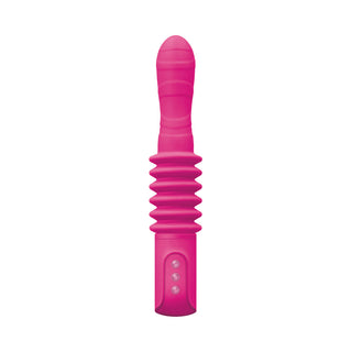 INYA Deep Stroker Rechargeable Thrusting Vibrator Pink - Horny Stoner