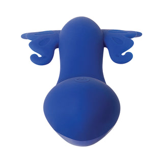 Evolved Firefly Rechargeable Silicone Dual Stimulator Blue/Pink - Horny Stoner