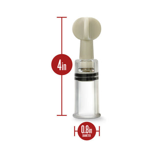 Blush Temptasia Clit and Nipple Twist Suckers 3-Piece Set Clear - Horny Stoner