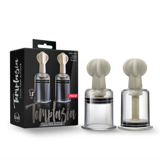 Temptasia Clit & Nipple Twist Suckers 2 Piece Large Set