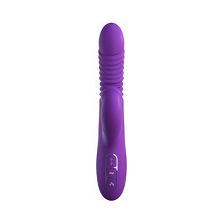 Fantasy For Her Rechargeable Silicone Ultimate Thrusting Clit Stimulate-Her Purple - Horny Stoner