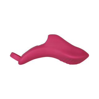 Evolved Frisky Finger Rechargeable Silicone Finger Vibrator Burgundy - Horny Stoner
