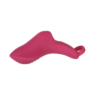 Evolved Frisky Finger Rechargeable Silicone Finger Vibrator Burgundy - Horny Stoner