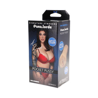 Signature Strokers - Girls of Social Media - @ana.lorde - ULTRASKYN Pocket Pussy Vanilla - Horny Stoner