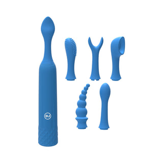 iVibe Select - iQuiver - 7 Piece Set Periwinkle Blue - Horny Stoner