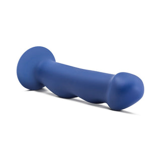 Avant D12 Suko 8 in. Dual Density Silicone Dildo Indigo - Horny Stoner