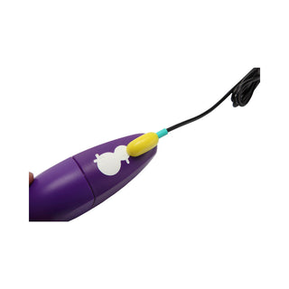 ROMP Free Rechargeable Silicone Pleasure Air Clitoral Vibrator Purple - Horny Stoner