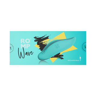 ROMP Wave Rechargeable Silicone Lay-On Vibrator Mint - Horny Stoner