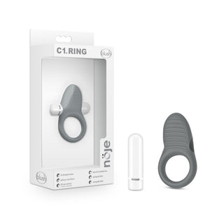 Noje C1.Ring Vibr Silicone Cockrng Slate