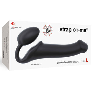 Strap-On-Me Semi-Realistic Bendable Double Ended Silicone Strap-On - Horny Stoner