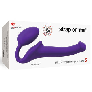 Strap-On-Me Semi-Realistic Bendable Double Ended Silicone Strap-On - Horny Stoner