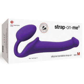 Strap-On-Me Semi-Realistic Bendable Double Ended Silicone Strap-On - Horny Stoner