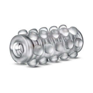 M for Men Soft + Wet Reversible Orb Glow in the Dark Self-Lubricating Stroker Frosted - Horny Stoner