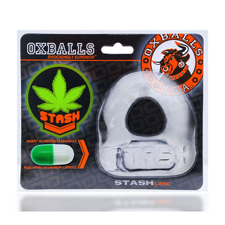 Oxballs Stash Cockring W/Capsule Insert - Horny Stoner