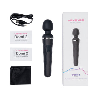 Lovense Domi 2 Bluetooth Programmable Wand Vibrator - Horny Stoner